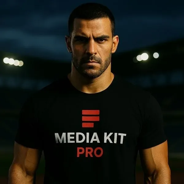 Mídia Kit Pro gerado com IA